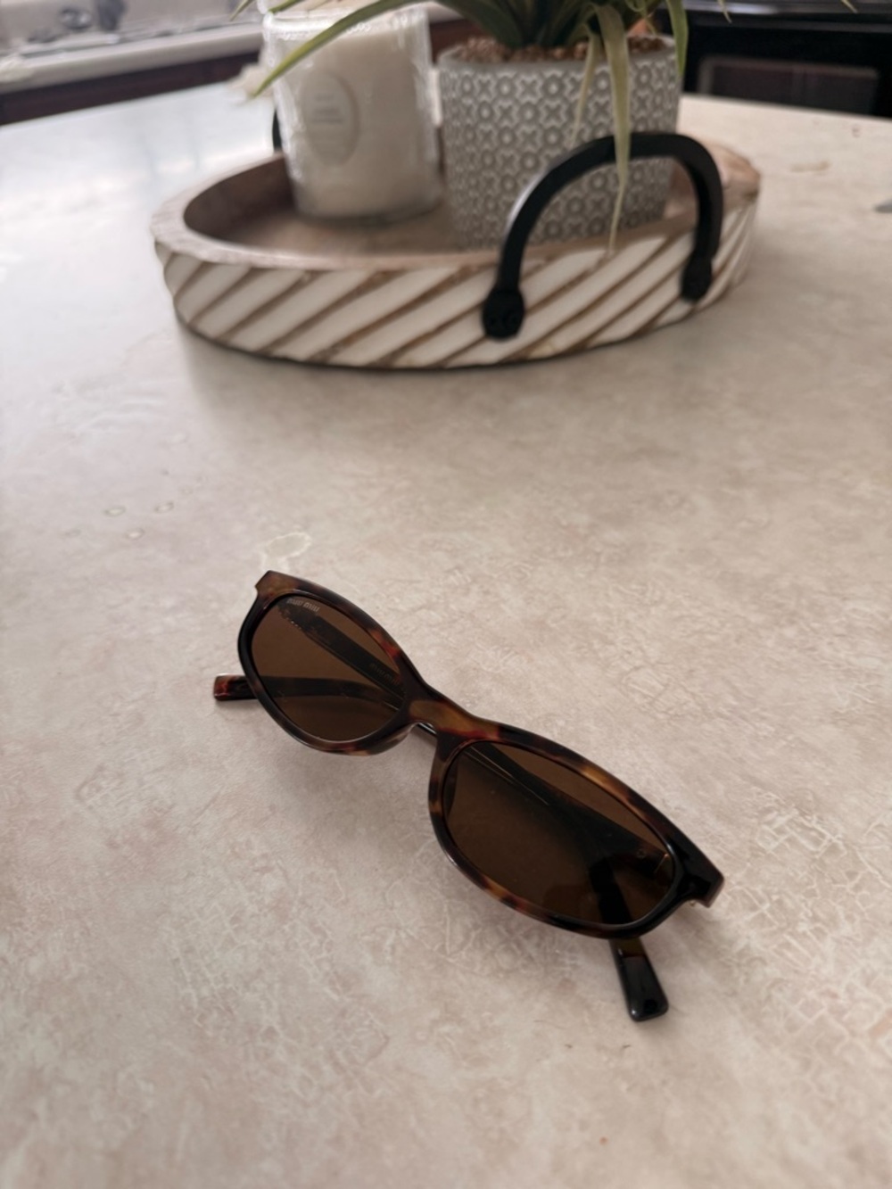 Miu Miu Tortoiseshell Sunglasses